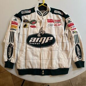 NASCAR Dale Earnhardt Jr AMP Energy National Guard Vintage New Jacket